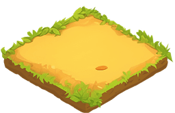 Tile Areia (difícil) do tabuleiro Ratinho da Sorte