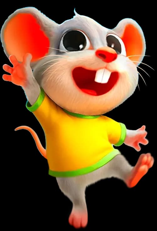 Rato comemorando MAX WIN 10.000× no Ratinho da Sorte